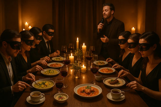 Cena a Ciegas: Exploración de Sabores del Mundo